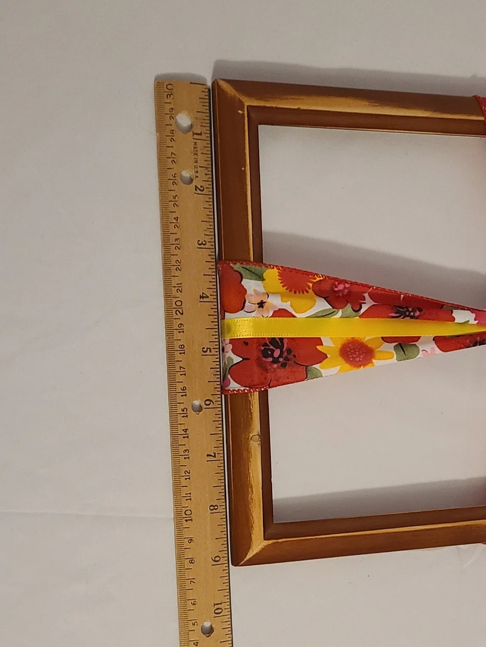 Frame Cross Art Floral Garden Theme Handmade